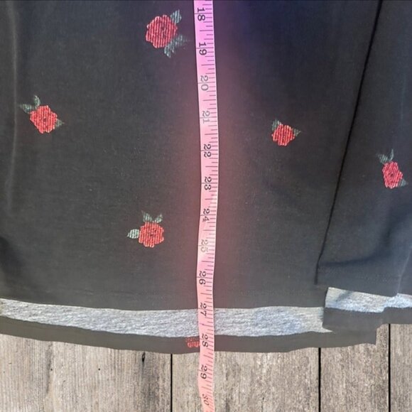 LuLaRoe Carly Simply Comfortable Perfect T Oversized Short Sleeve Floral Shirt S - Picture 6 of 10